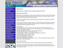 Tablet Screenshot of highleysteel.com